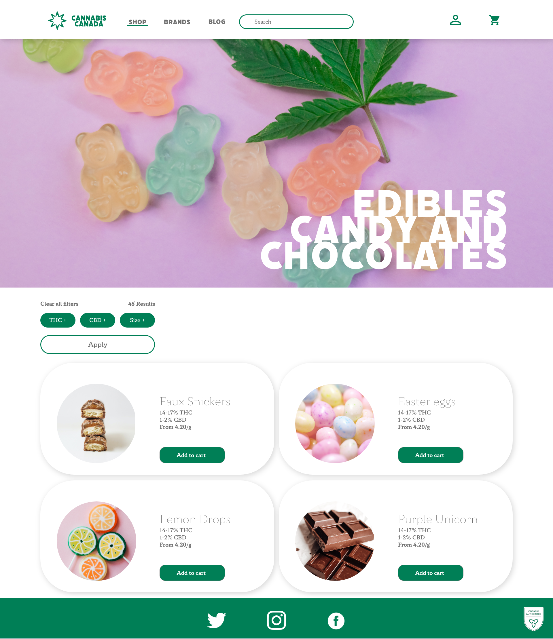 cannabis edibles